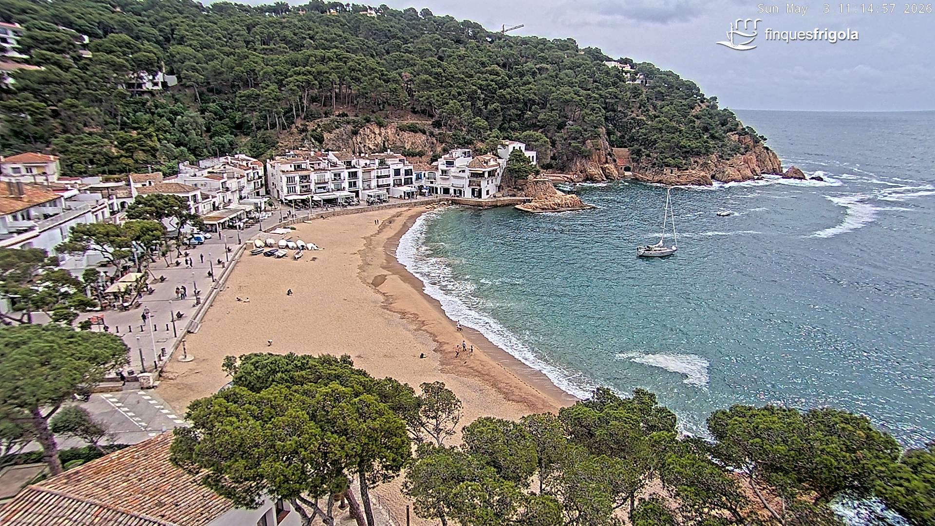 Webcam de Tamariu playa