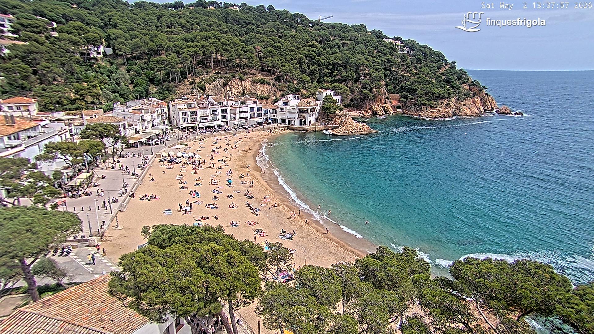 Webcam de Tamariu playa