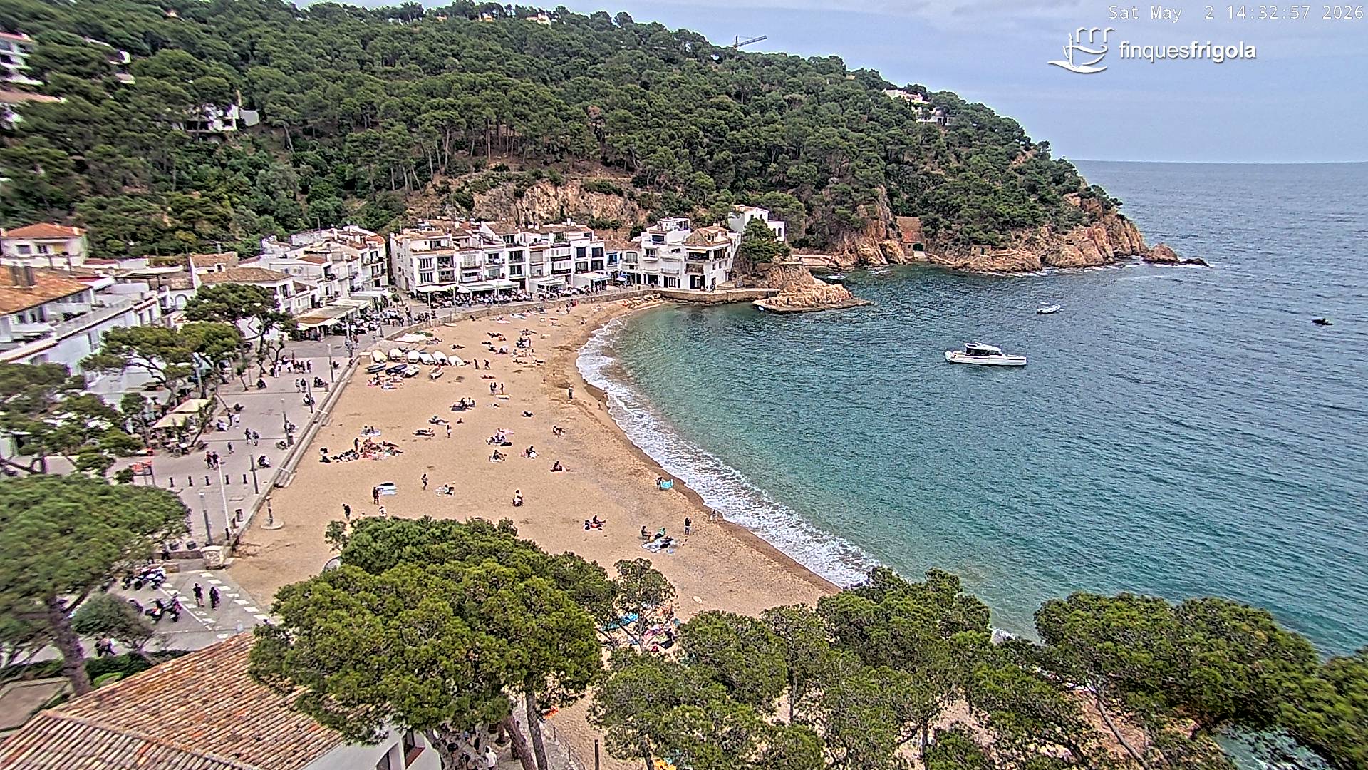 Webcam de Tamariu playa