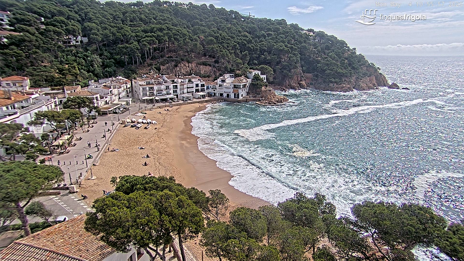 Webcam de Tamariu playa