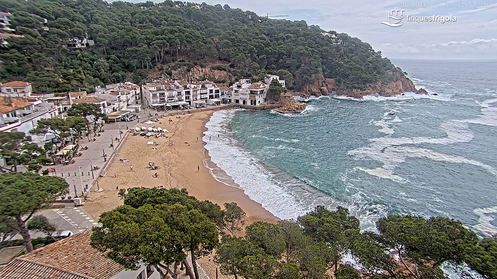 Webcam de Tamariu playa
