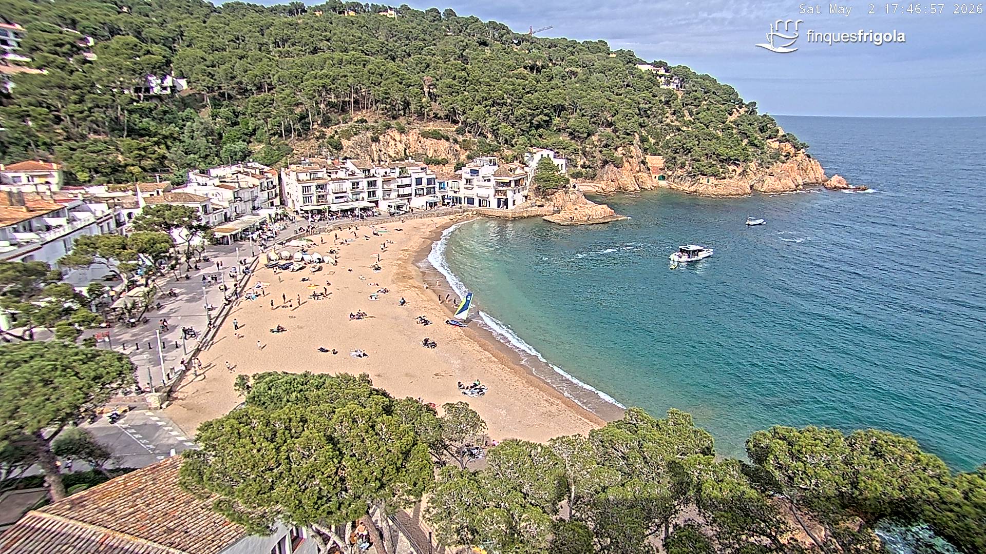 Webcam de Tamariu playa