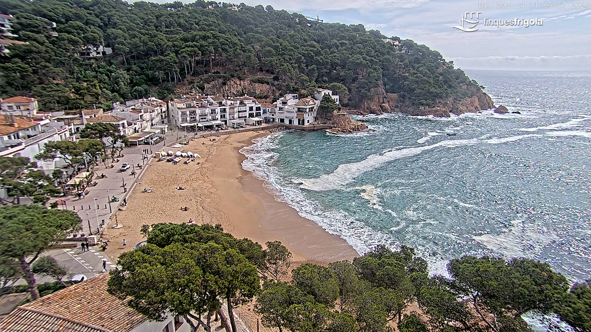 Webcam de Tamariu playa