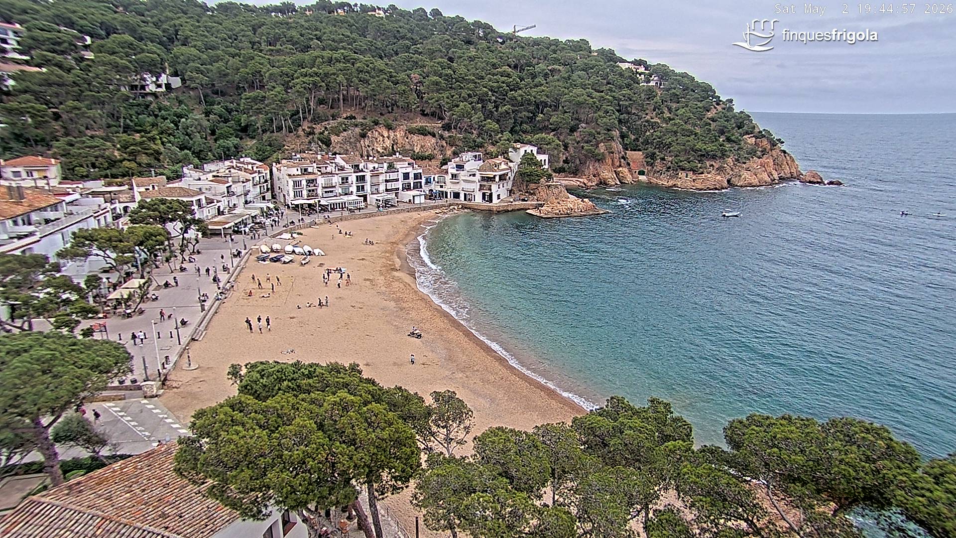 Webcam de Tamariu playa