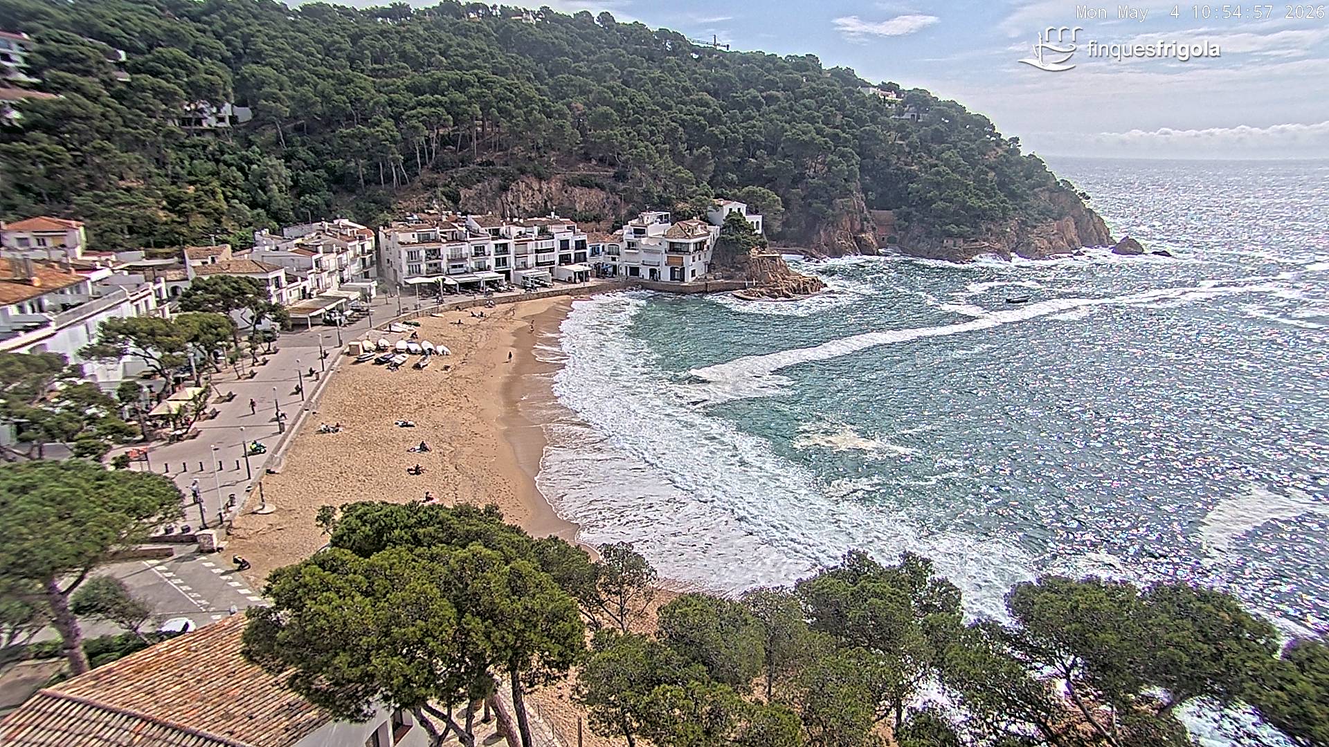 Webcam de Tamariu playa