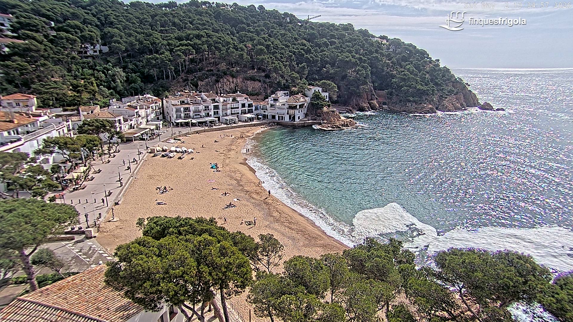 Webcam de Tamariu playa