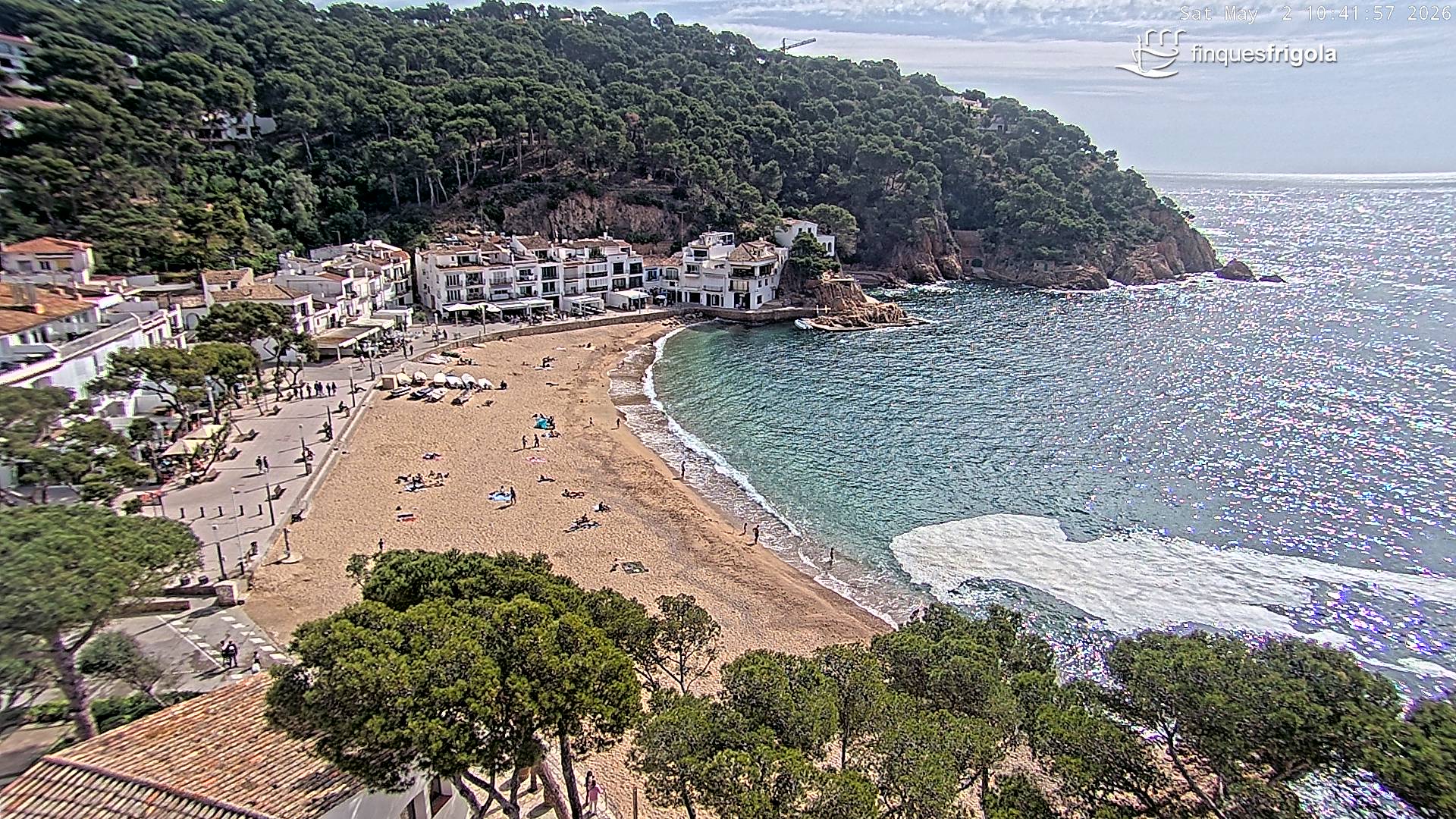 Webcam de Tamariu playa
