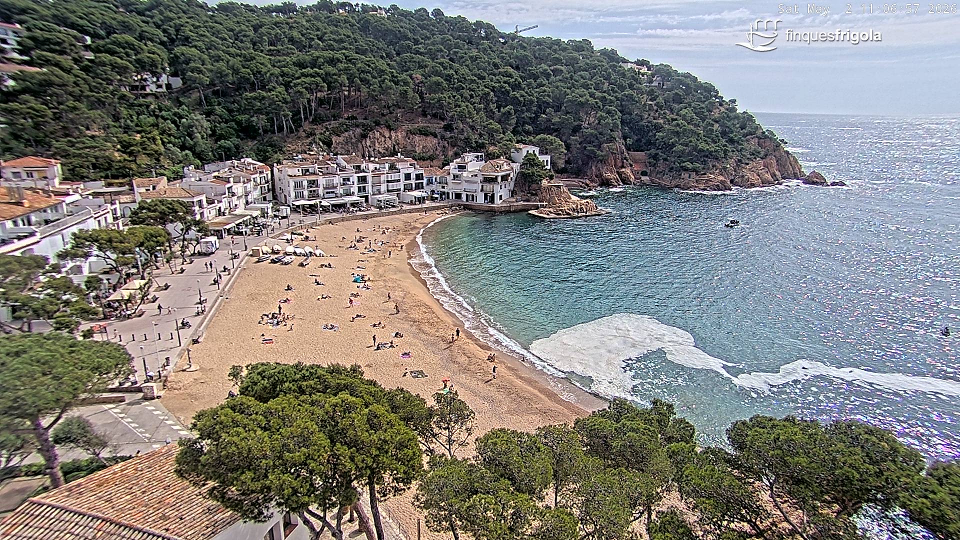 Webcam de Tamariu playa