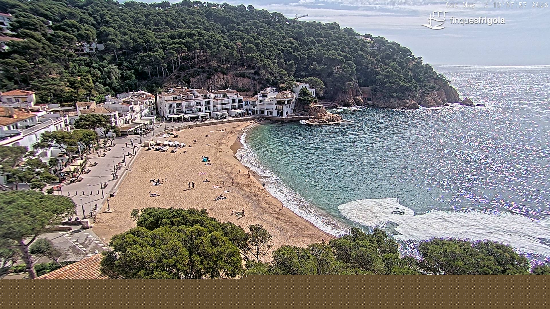 Webcam de Tamariu playa