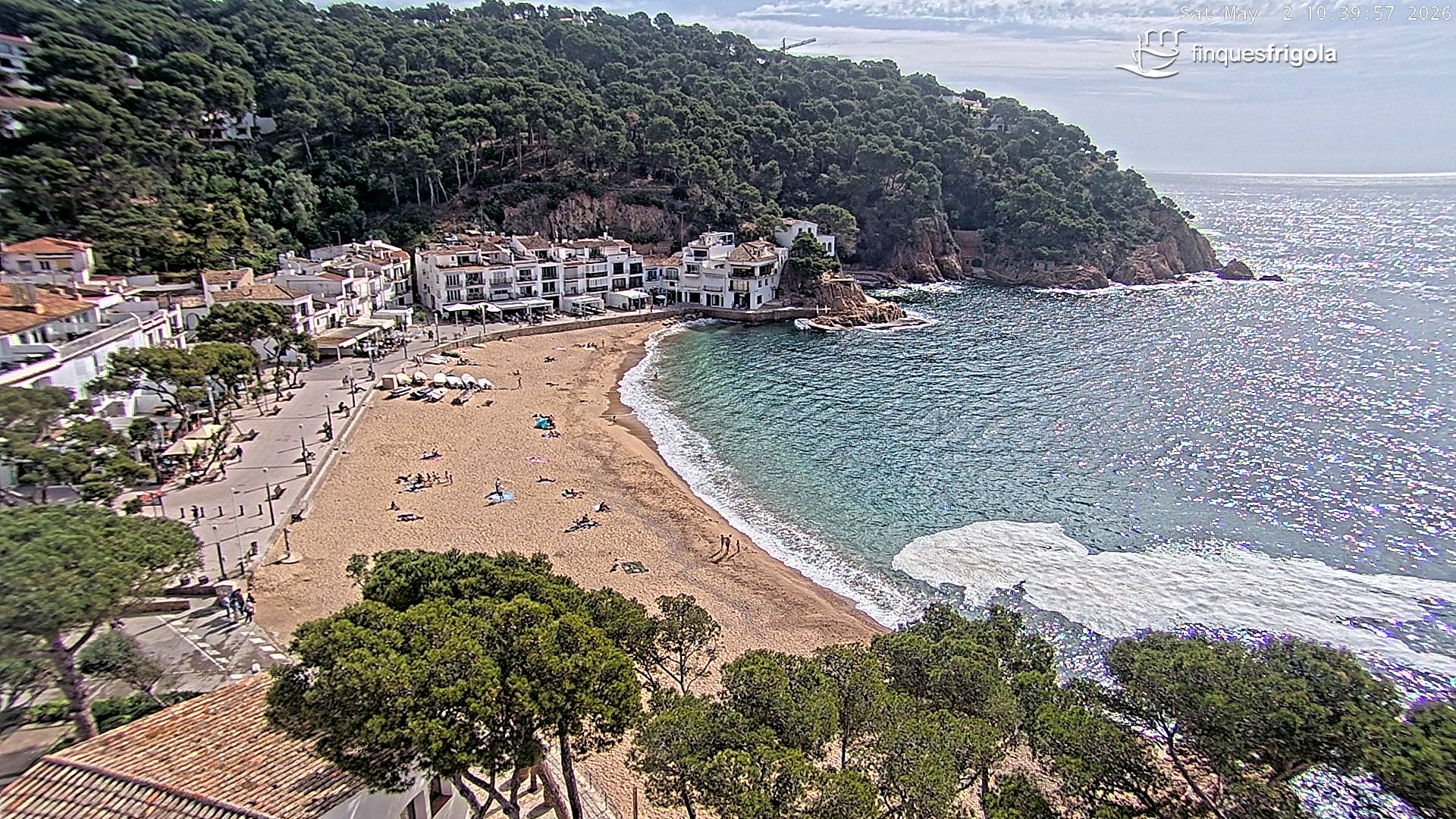 Webcam de Tamariu playa
