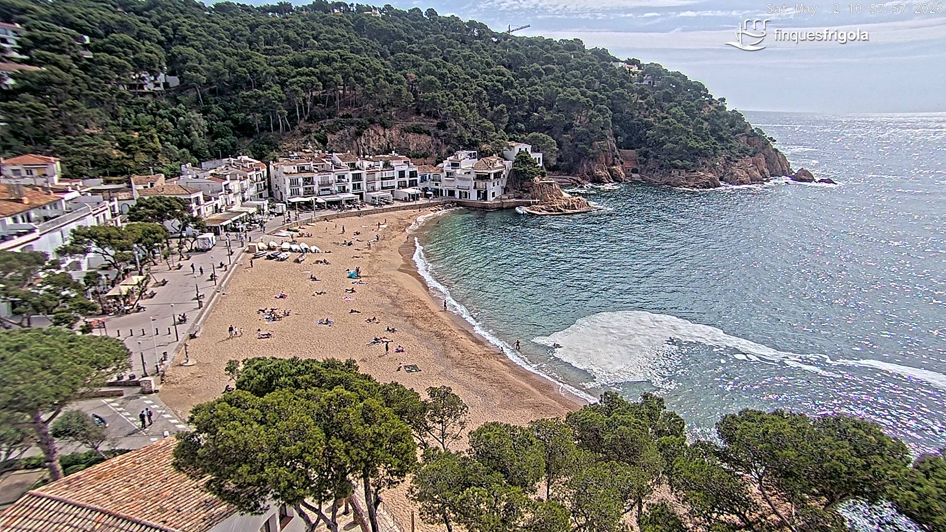 Webcam de Tamariu playa