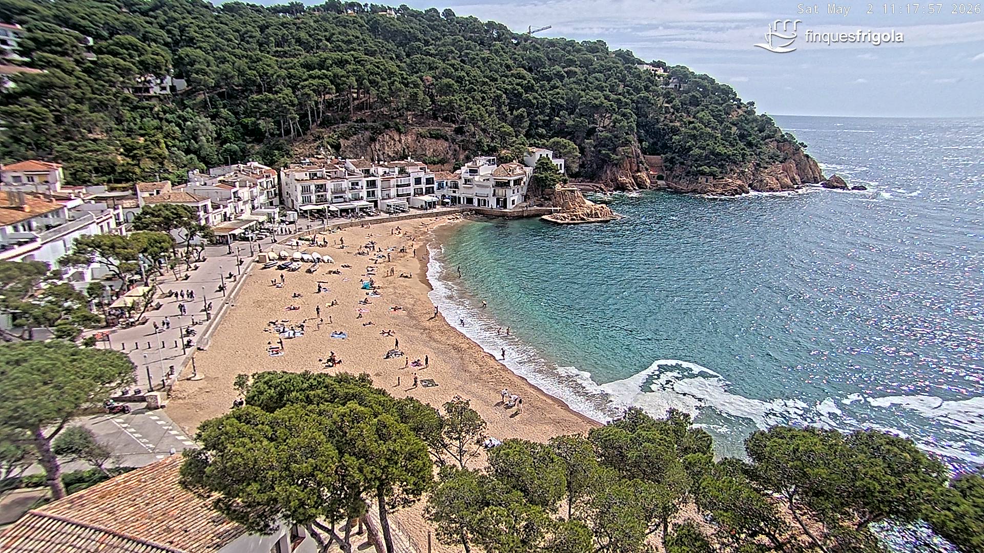 Webcam de Tamariu playa