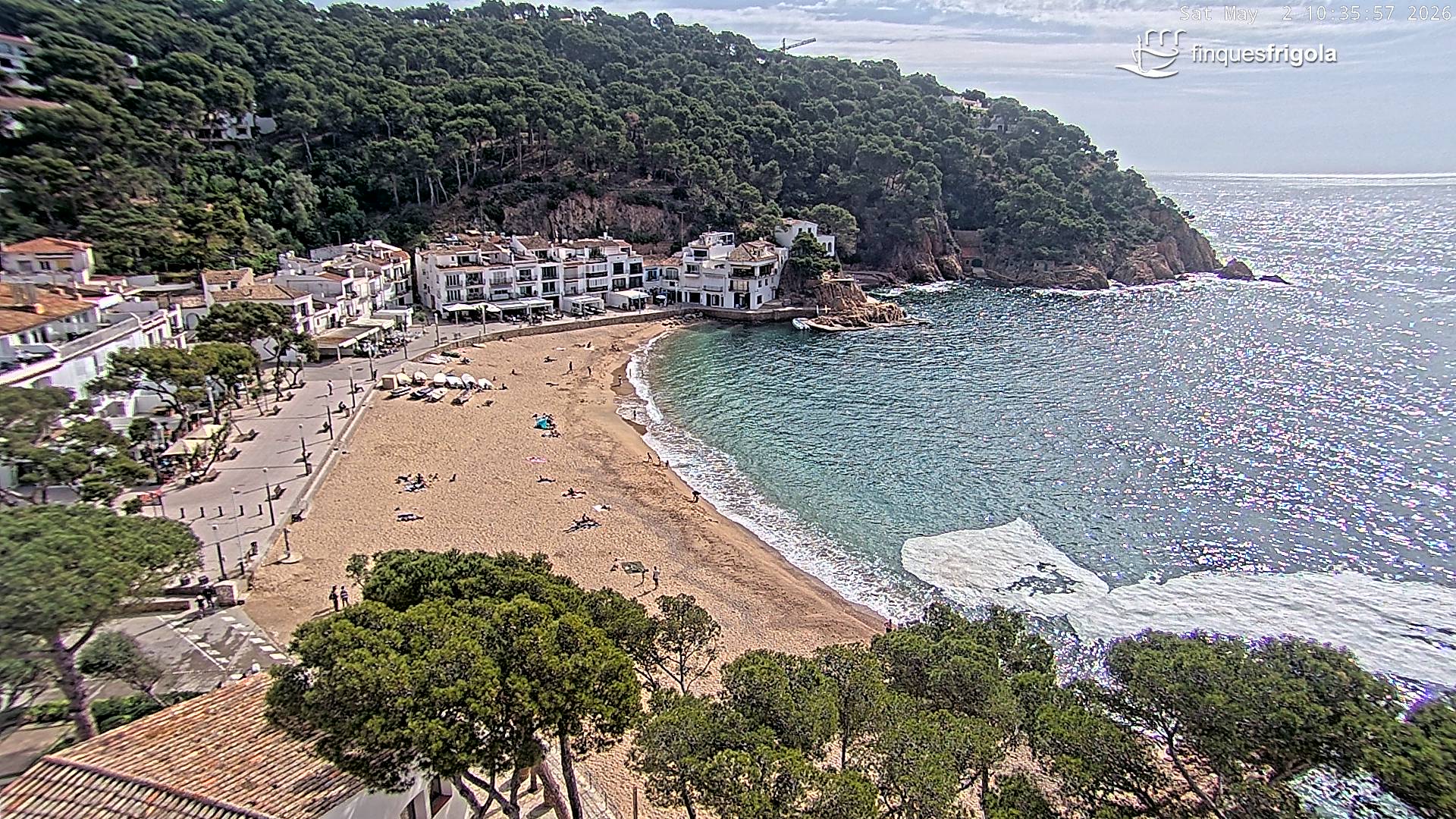 Webcam de Tamariu playa