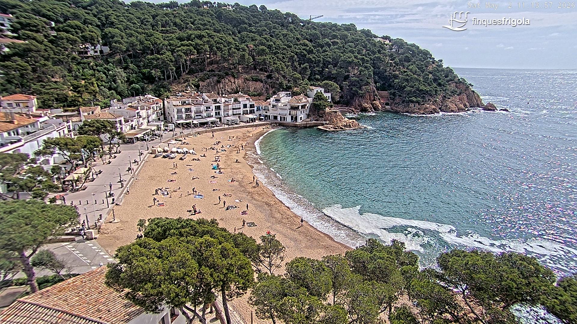 Webcam de Tamariu playa