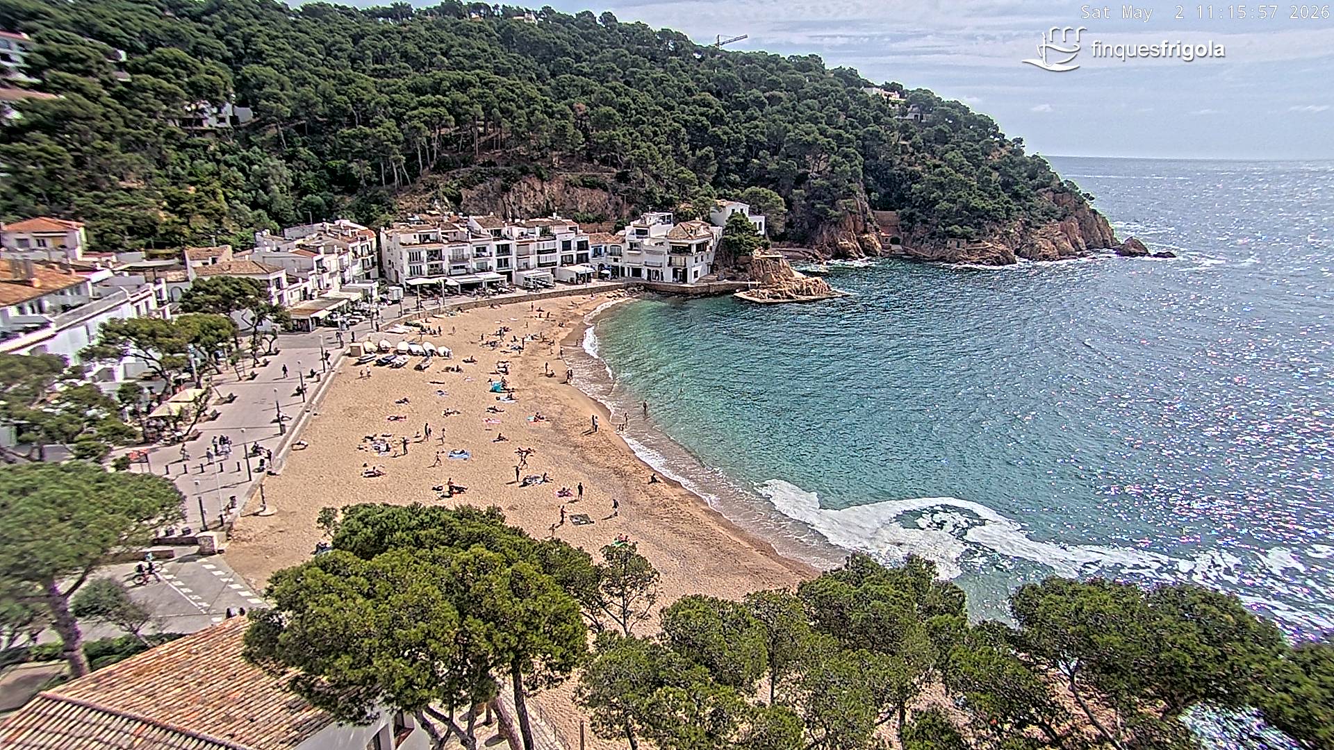 Webcam de Tamariu playa