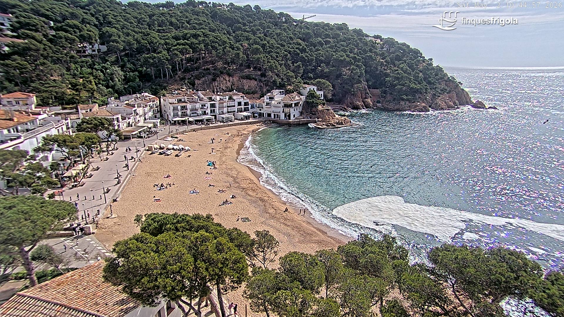 Webcam de Tamariu playa