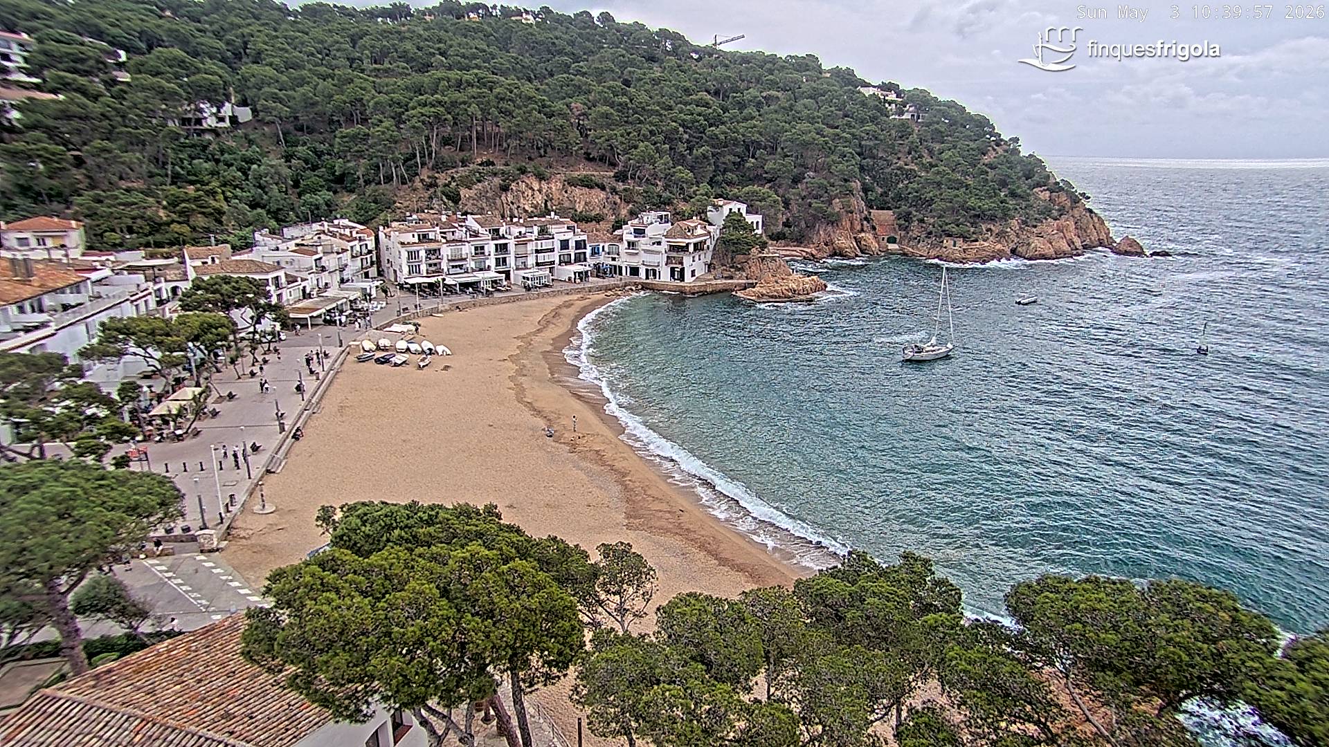 Webcam de Tamariu playa