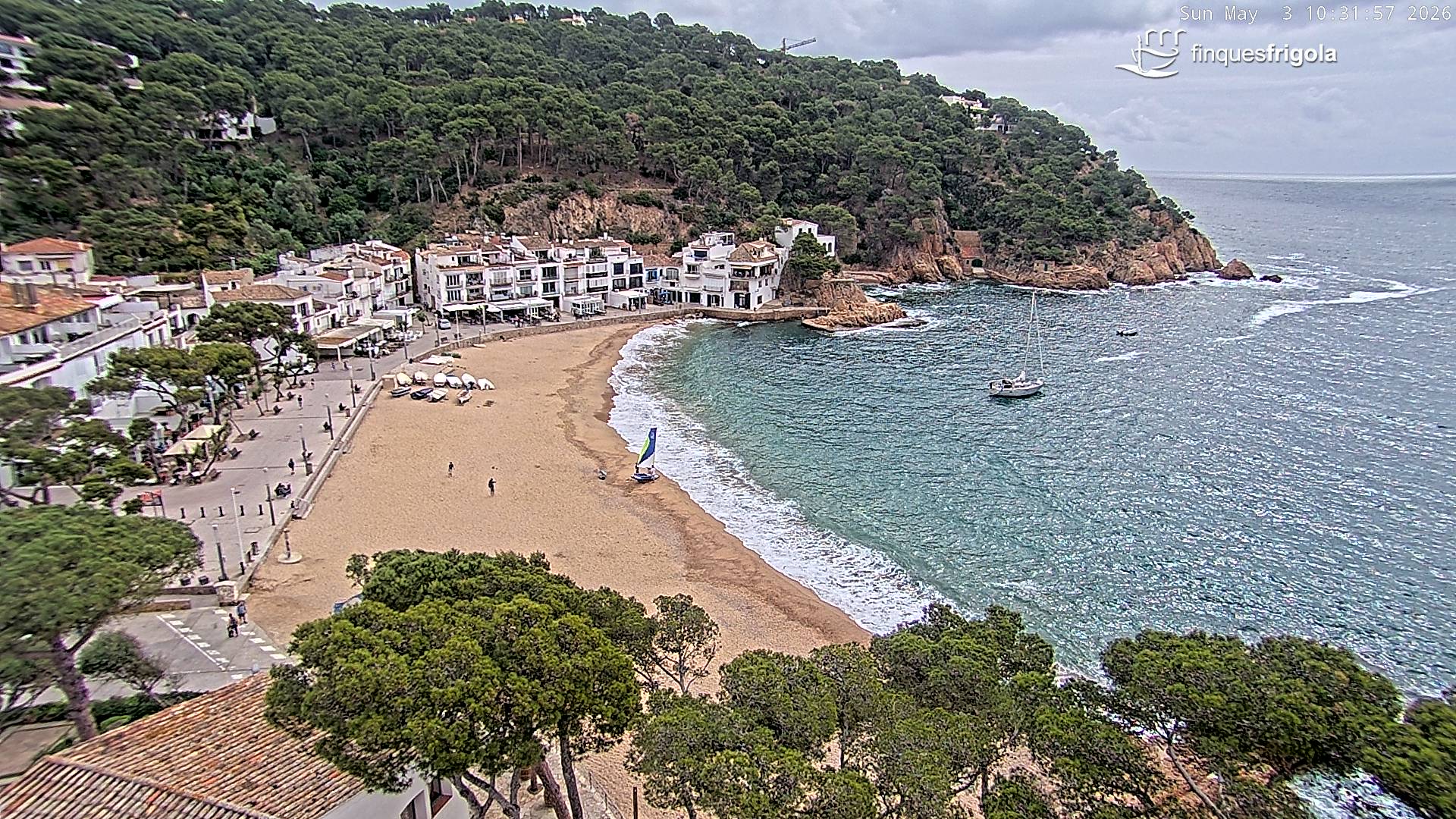 Webcam de Tamariu playa