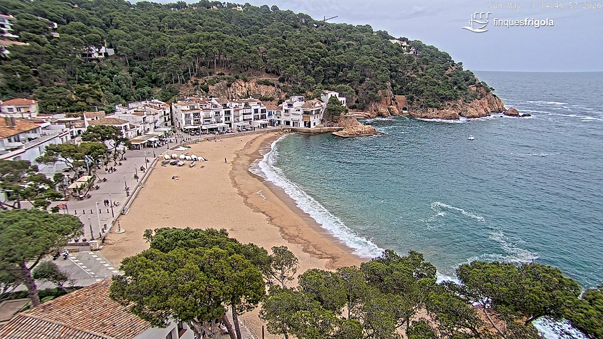 Webcam de Tamariu playa