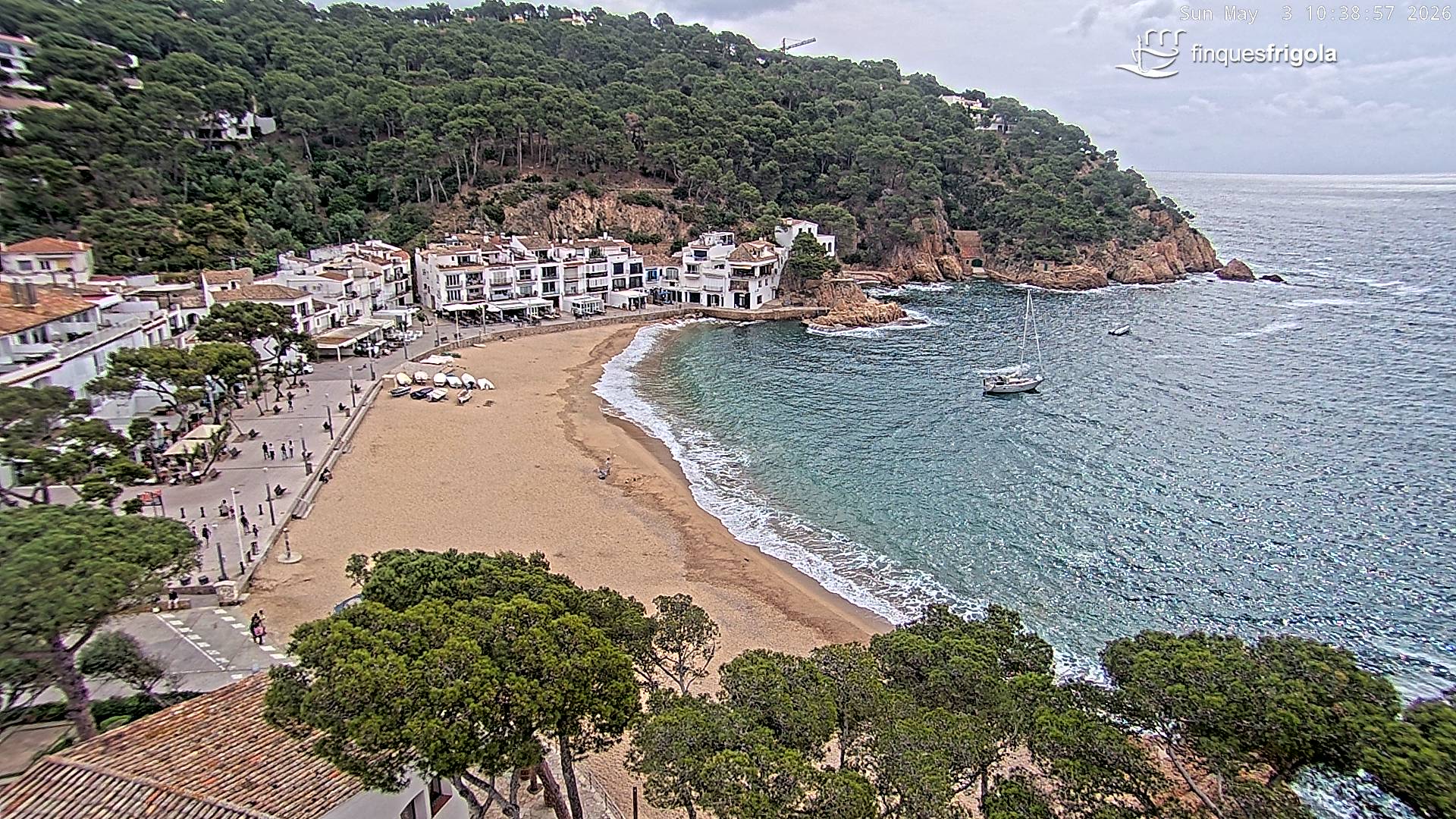 Webcam de Tamariu playa