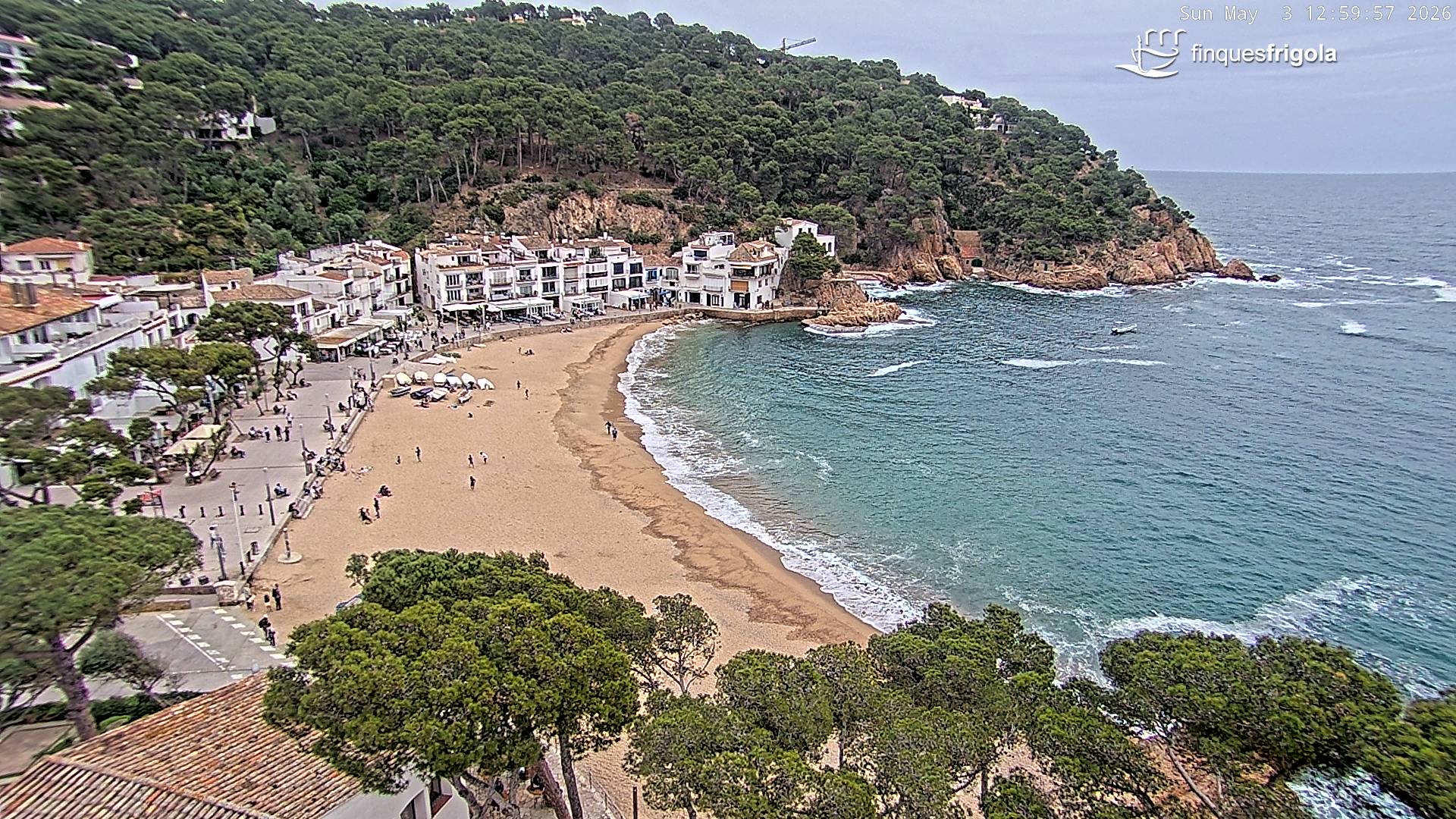 Webcam de Tamariu playa