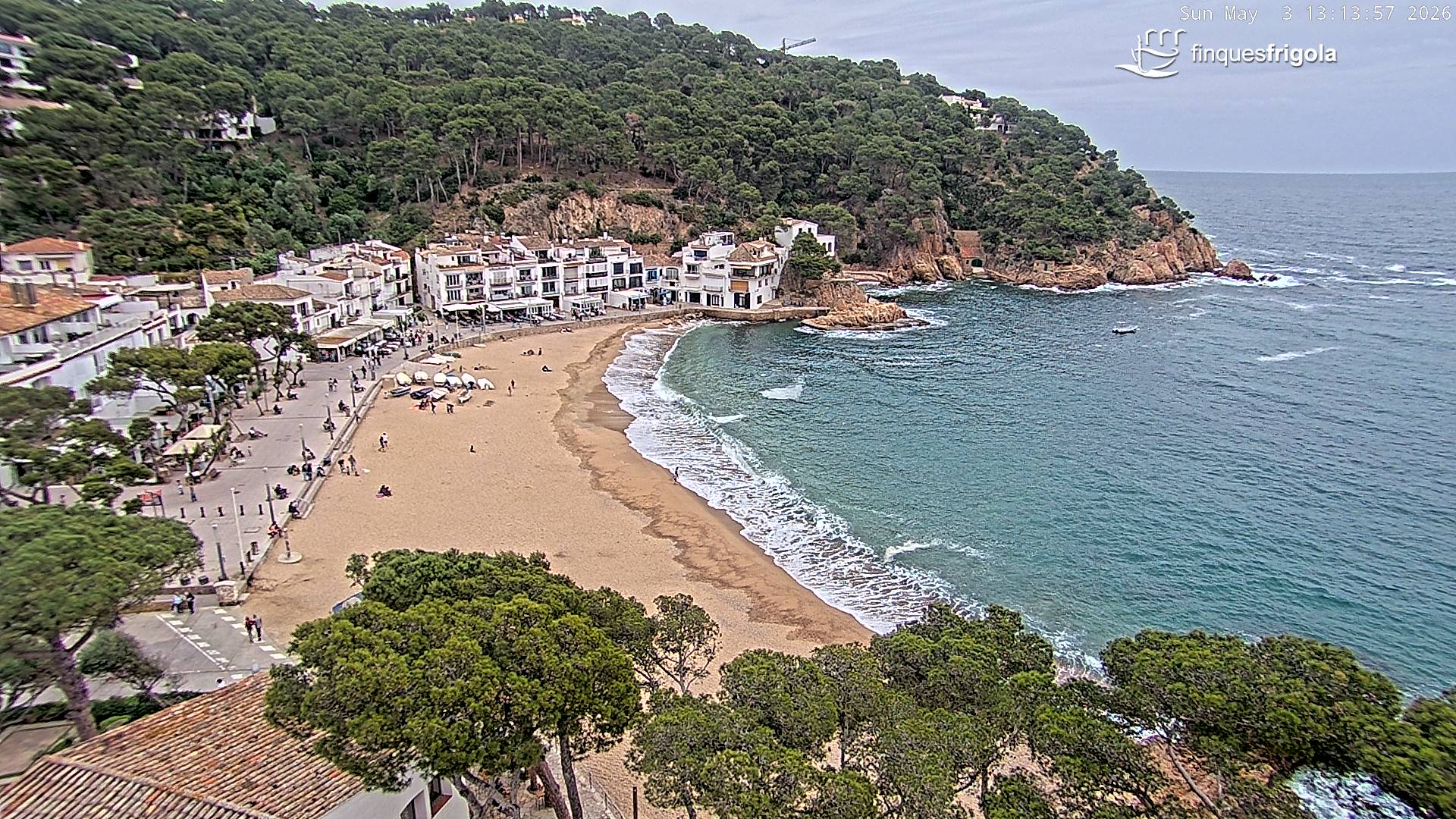 Webcam de Tamariu playa