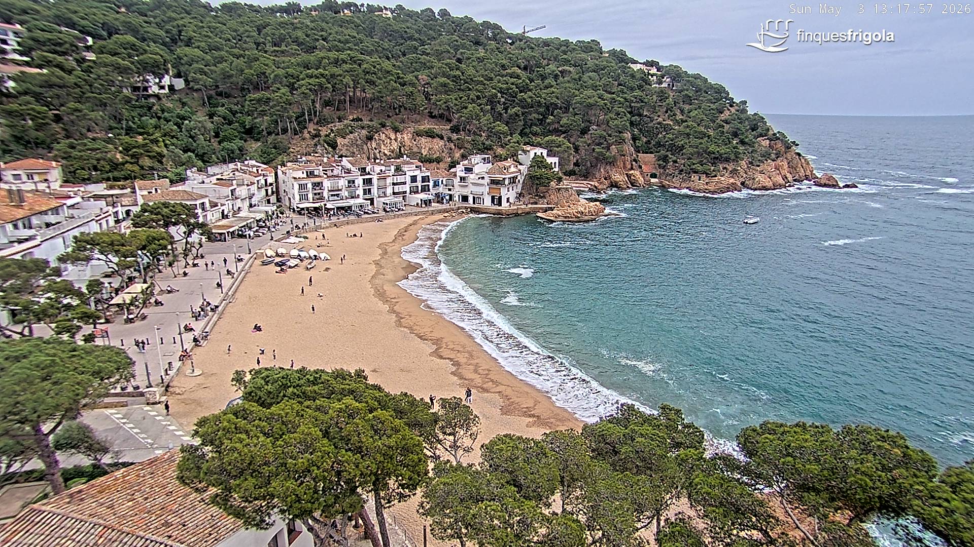 Webcam de Tamariu playa