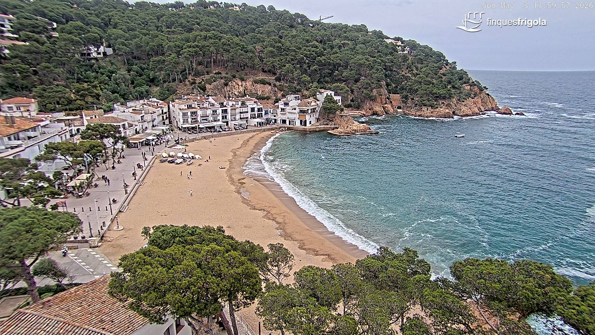 Webcam de Tamariu playa
