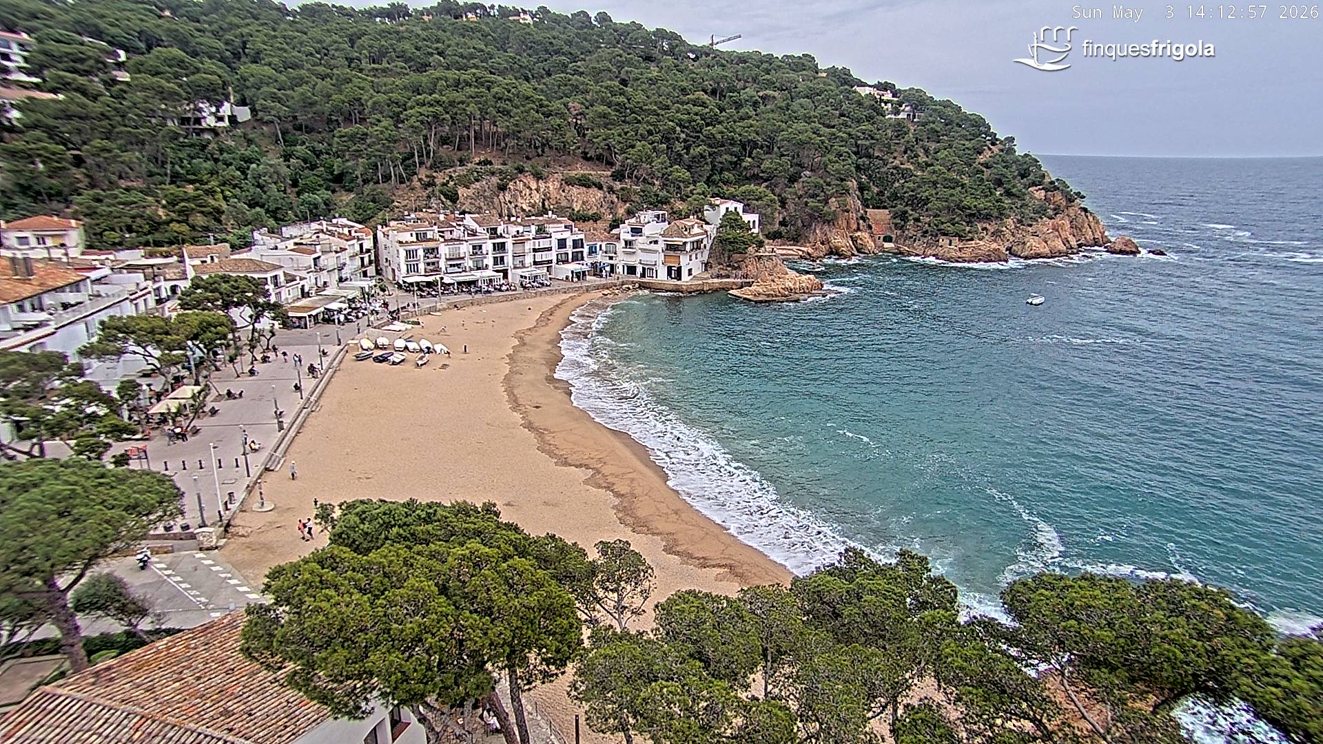 Webcam de Tamariu playa