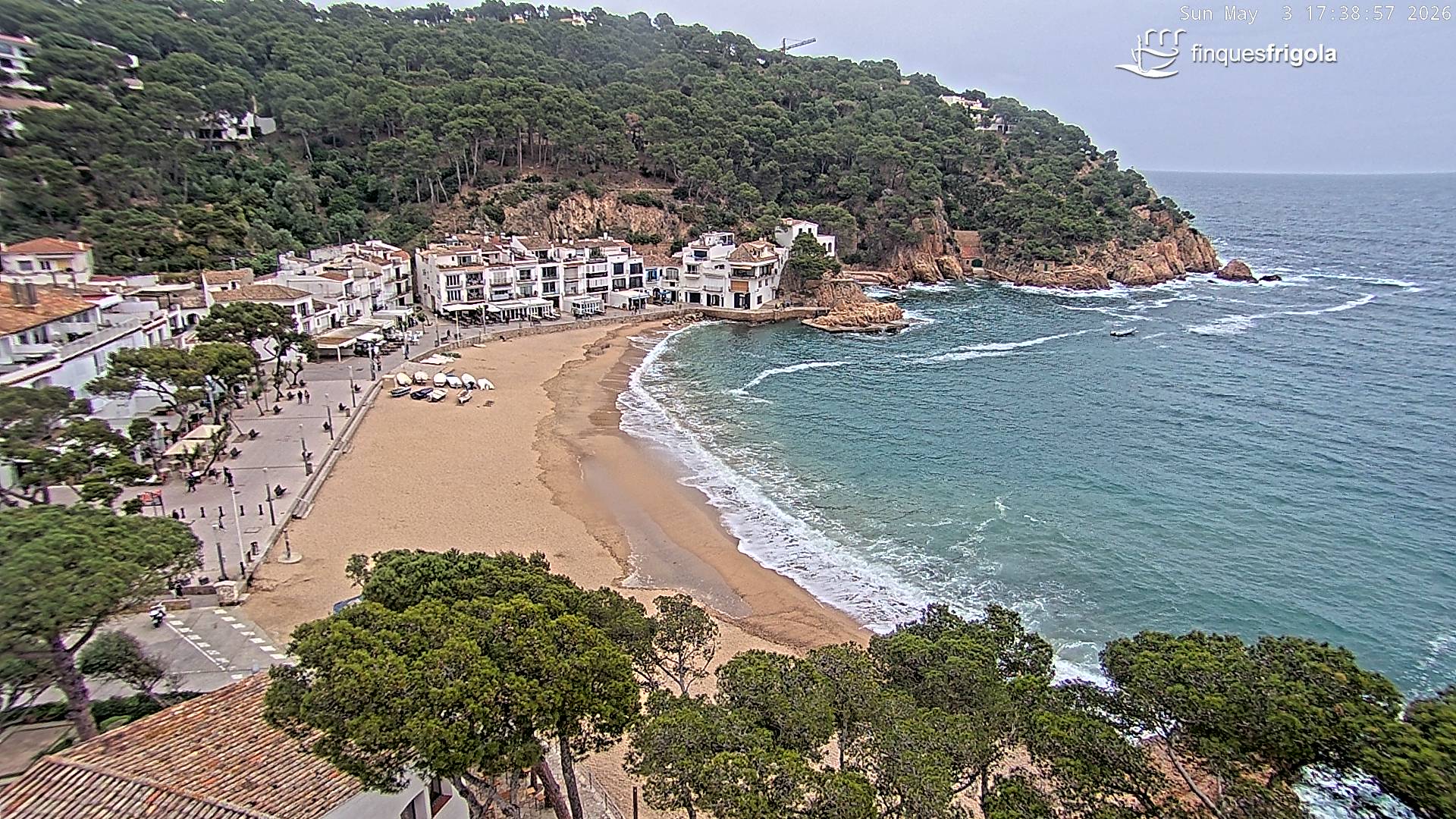 Webcam de Tamariu playa