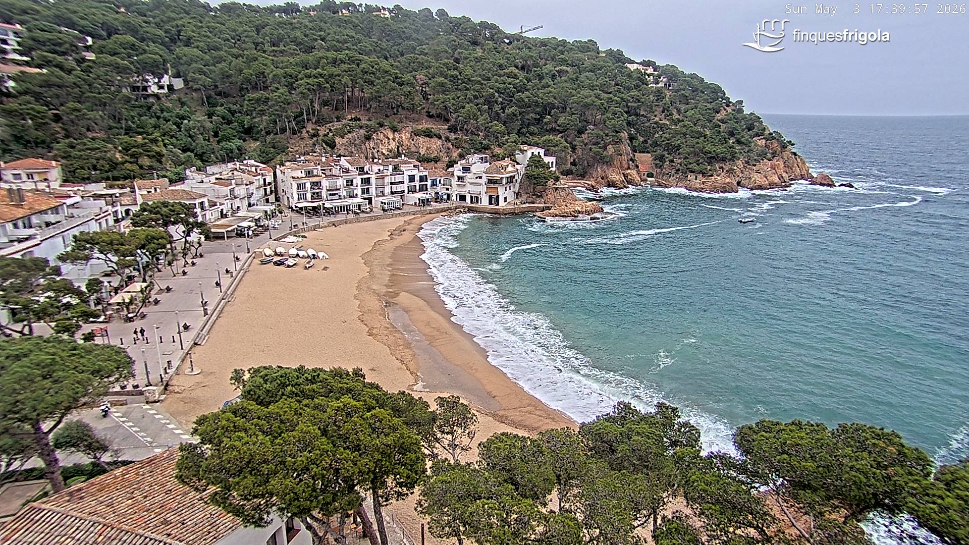 Webcam de Tamariu playa