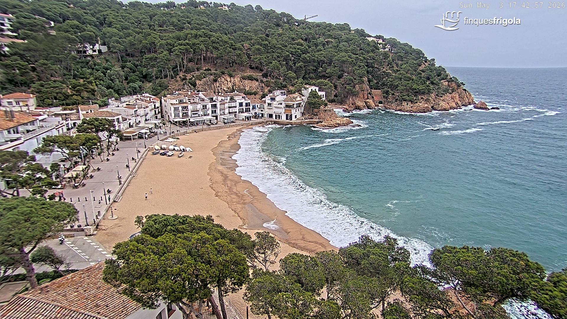 Webcam de Tamariu playa
