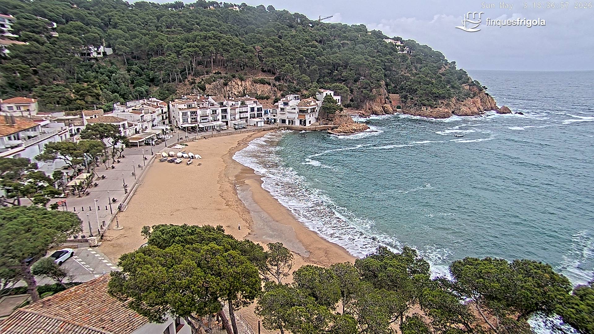 Webcam de Tamariu playa