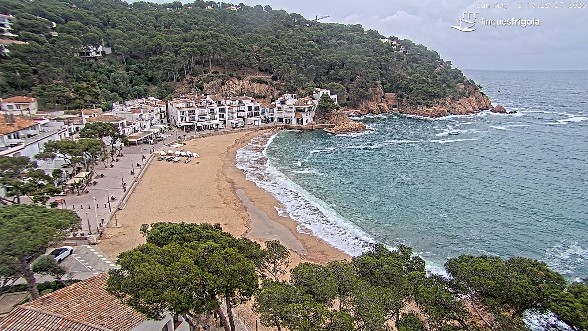 Webcam de Tamariu playa