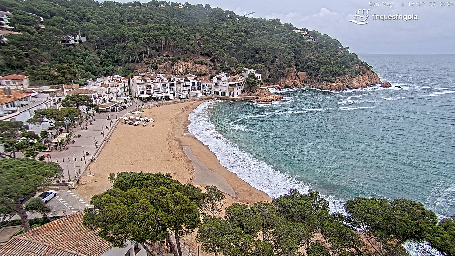 Webcam de Tamariu playa