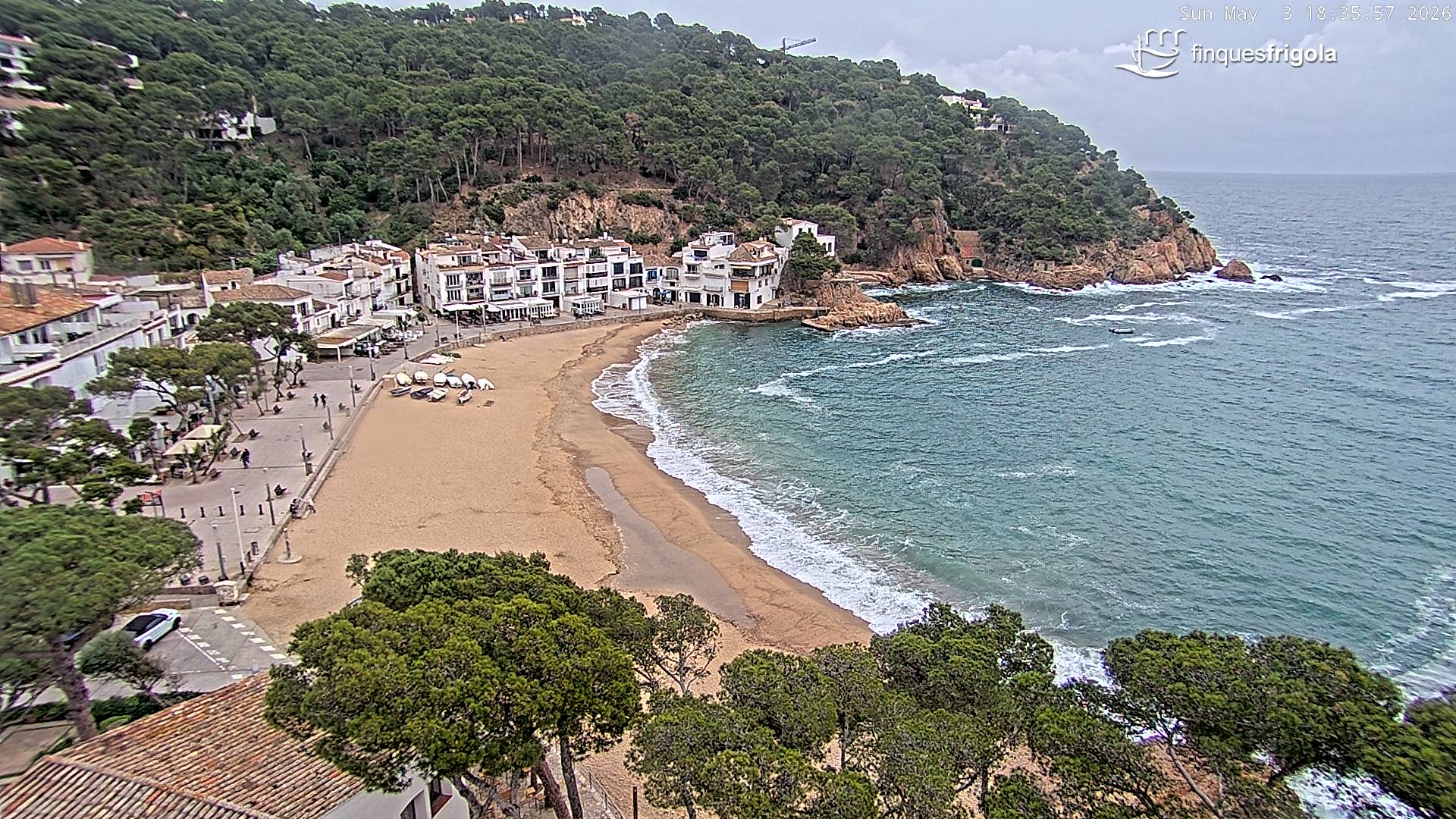 Webcam de Tamariu playa