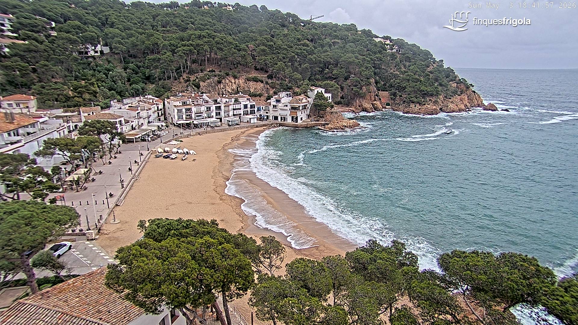 Webcam de Tamariu playa