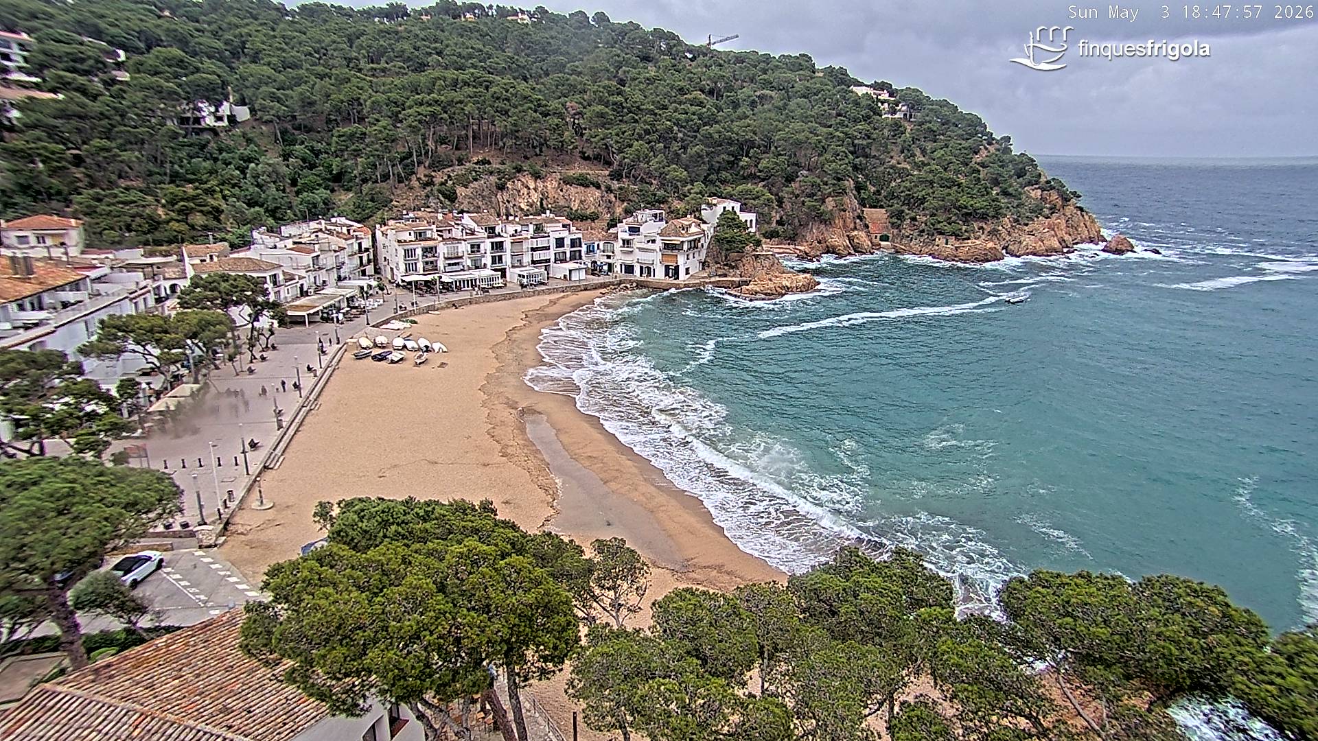 Webcam de Tamariu playa