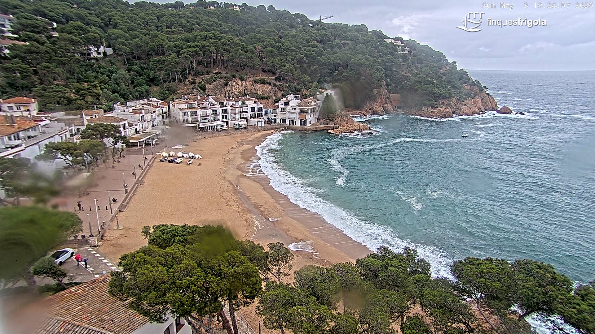 Webcam de Tamariu playa