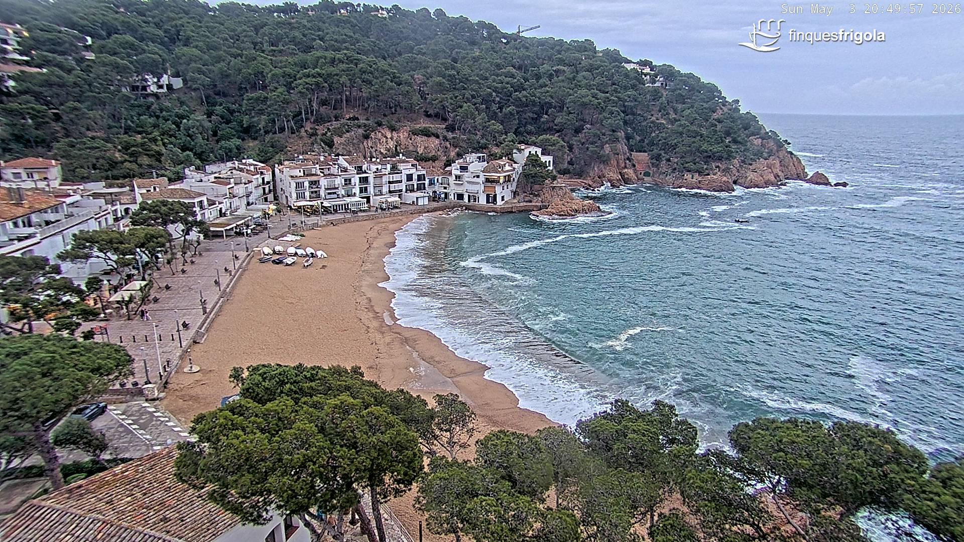 Webcam de Tamariu playa