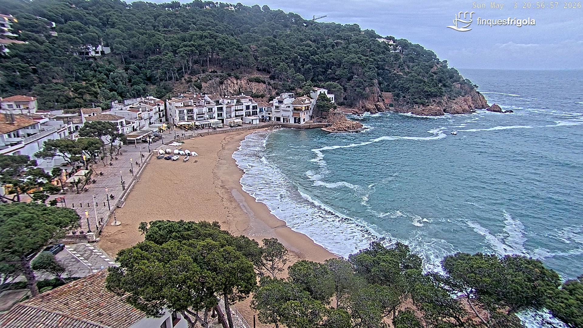 Webcam de Tamariu playa