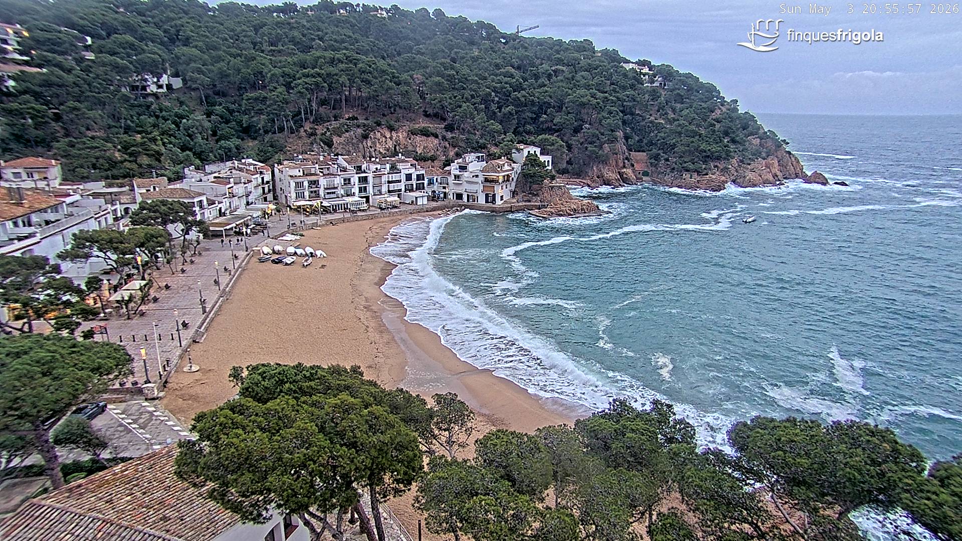 Webcam de Tamariu playa