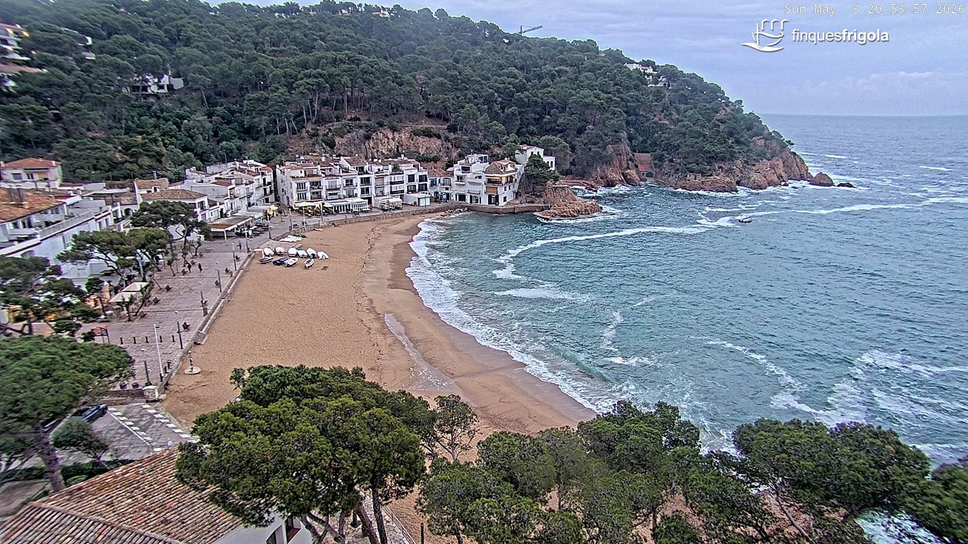 Webcam de Tamariu playa