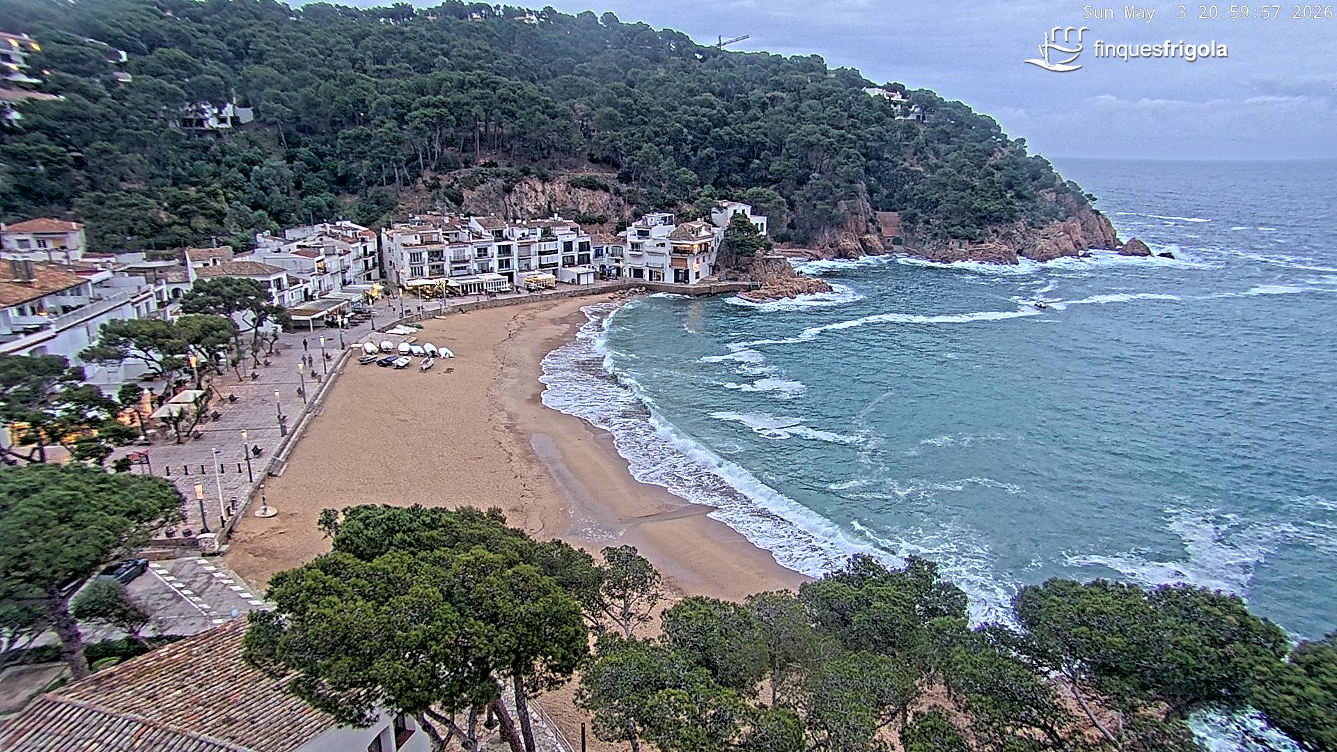 Webcam de Tamariu playa
