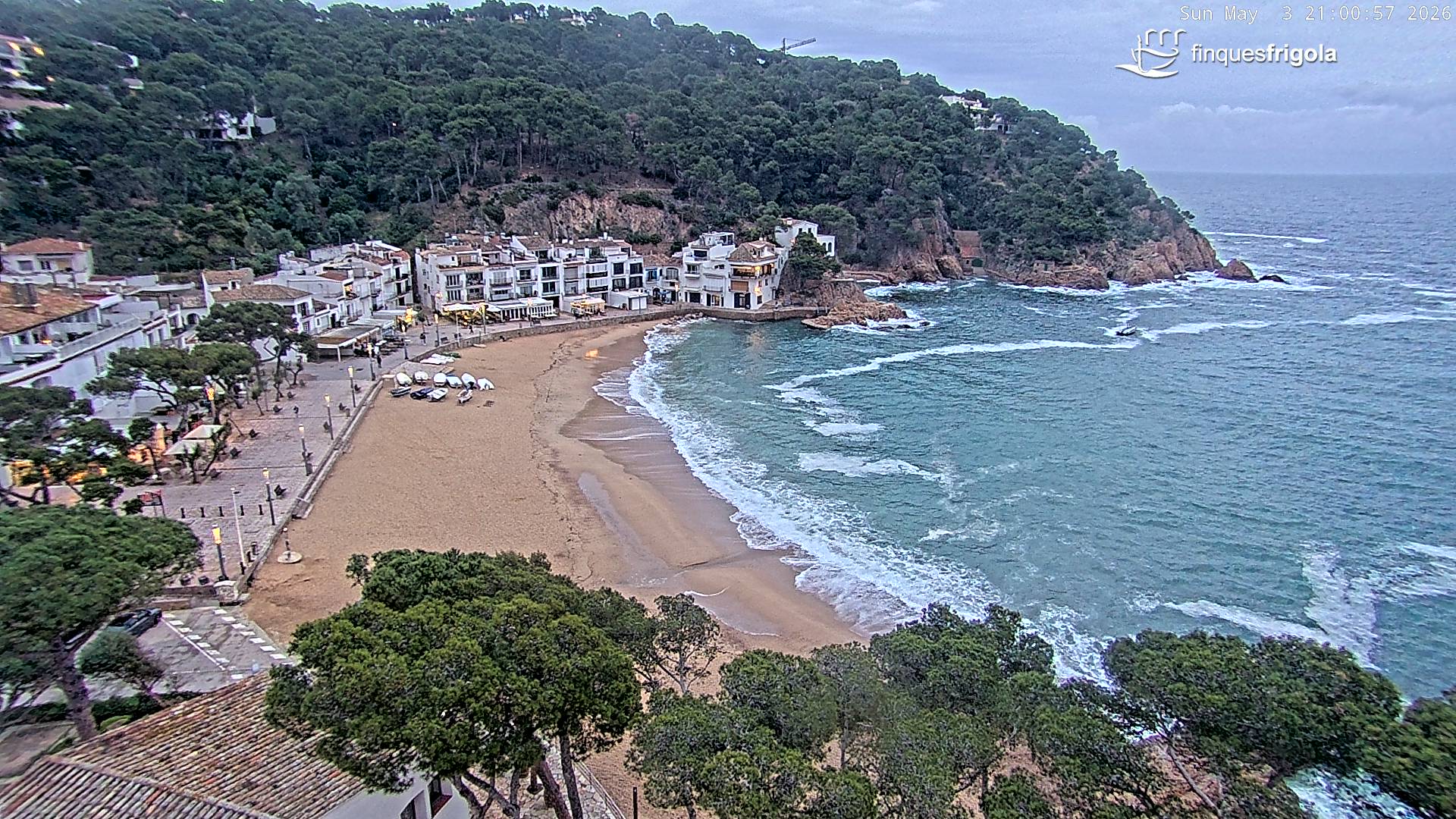 Webcam de Tamariu playa
