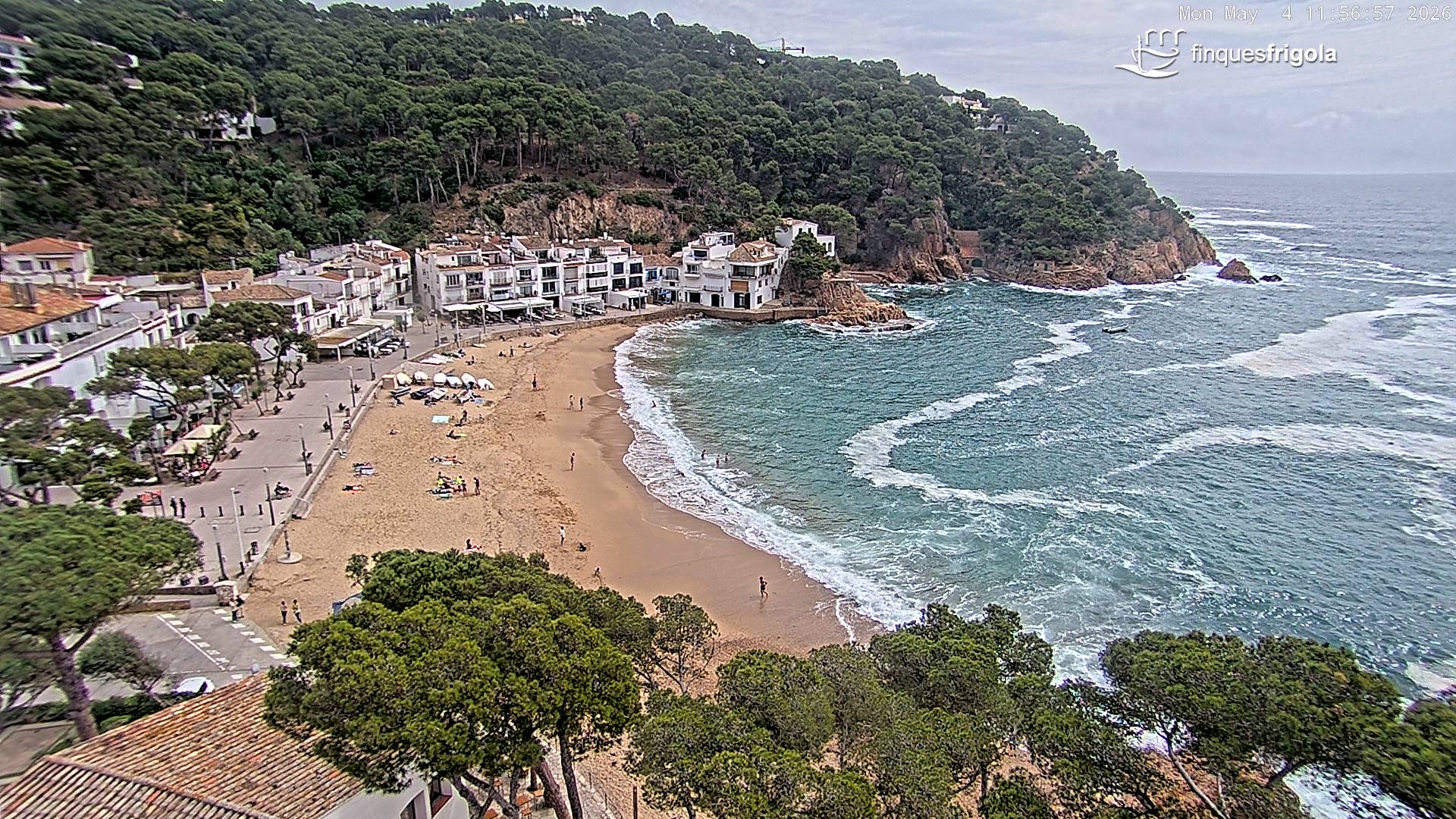 Webcam de Tamariu playa