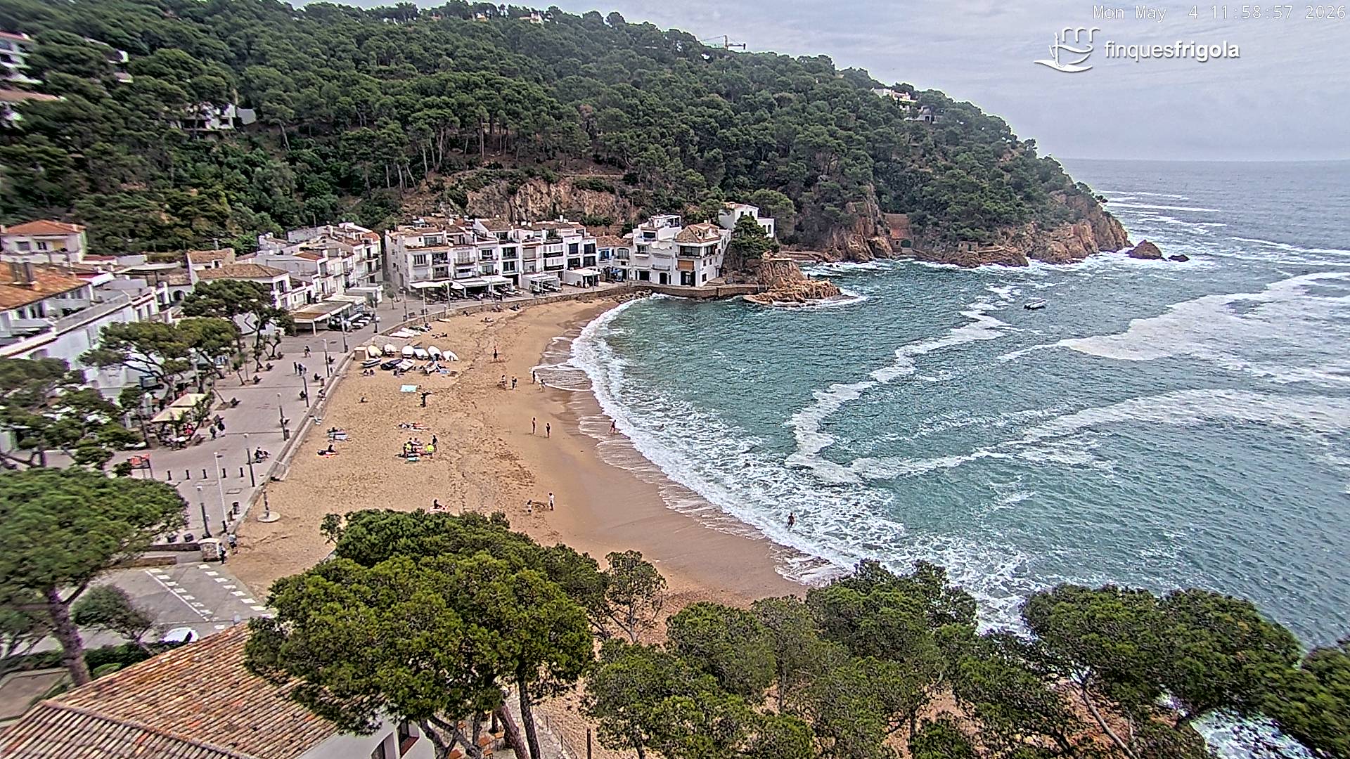 Webcam de Tamariu playa