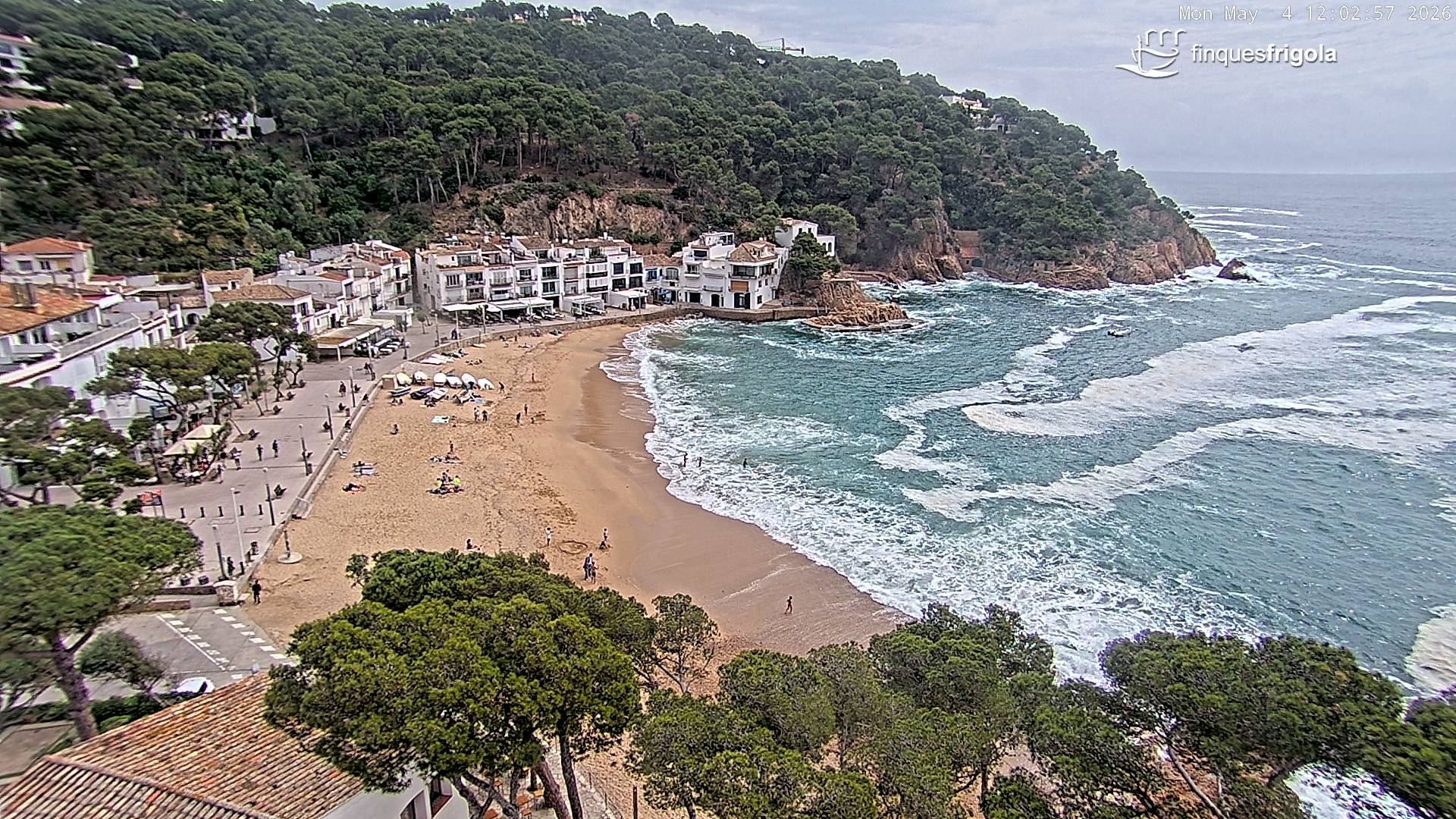 Webcam de Tamariu playa