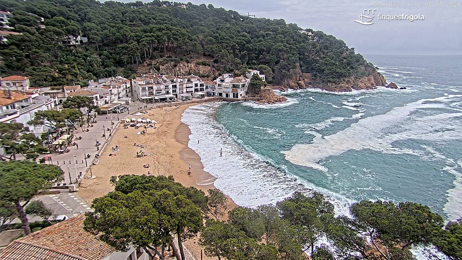 Webcam de Tamariu playa