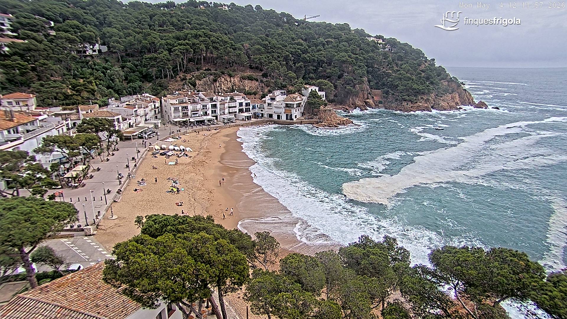 Webcam de Tamariu playa